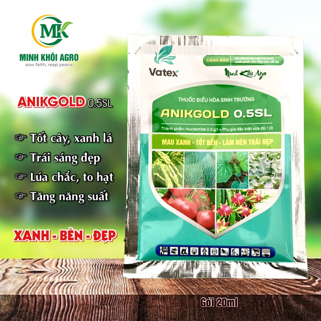 Thuốc điều hòa sinh trưởng AnikGold 0.5SL - Gói 20ml
